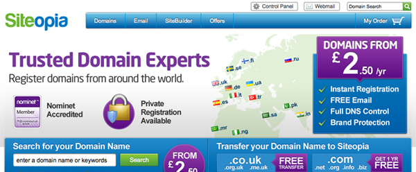 Domain Name Registrations