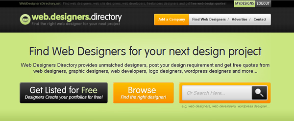 web designers directory