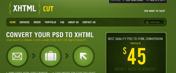 xhtml cut