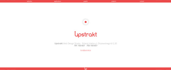 Upstrakt – Web Design