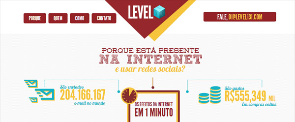 Site da Agencia Level 131