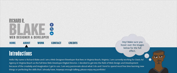 Richard Blake’s Porfolio