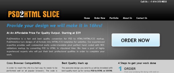 PSD 2 html Slice
