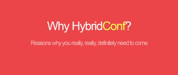 Why HybridConf?