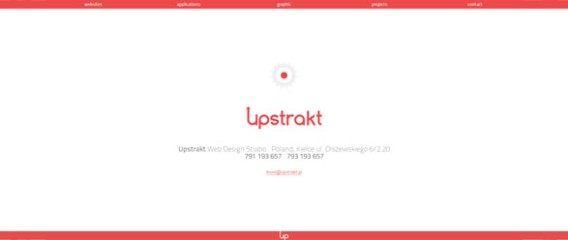 Upstrakt – Web Design