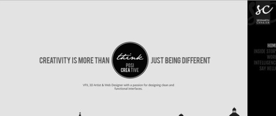 Creative website portfolio